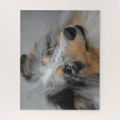 Shetland Sheepdog Puzzle. Puzzle (Vertikal)