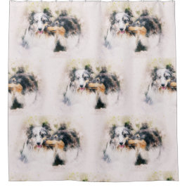 Shetland Sheepdog / Rough Collie Duschvorhang