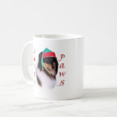 Shetland Sheepdog Santa Paws Kaffeetasse (Vorderseite Links)