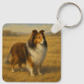 Shetland Sheepdog Schlüsselanhänger (Rückseite)