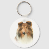 Shetland Sheepdog Schlüsselanhänger (Vorderseite)
