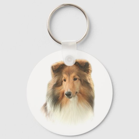 Shetland Sheepdog Schlüsselanhänger (Vorderseite)