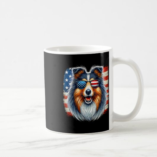 Shetland Sheepdog Sheltie 4. Kaffeetasse (Rechts)