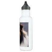 Shetland Sheepdog Sheltie Art Edelstahlflasche (Rechts)
