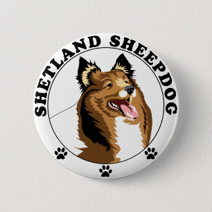 Shetland Sheepdog - Sheltie Button