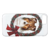 Shetland Sheepdog Sheltie Christmas Case-Mate iPhone Hülle (Rückseite (Horizontal))