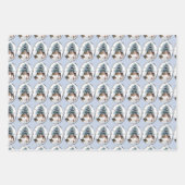 Shetland Sheepdog Sheltie Christmas Geschenkpapier Set (Vorderseite 3)