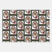 Shetland Sheepdog Sheltie Christmas Geschenkpapier Set (Vorderseite)