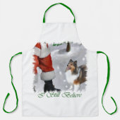 Shetland Sheepdog Sheltie Christmas Schürze (Vorderseite)