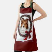 Shetland Sheepdog Sheltie Christmas Schürze (InSitu)
