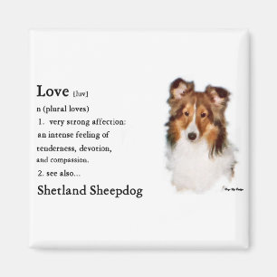 Shetland Sheepdog Sheltie Geschenke Magnet