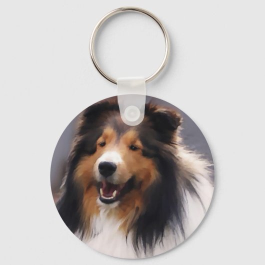 Shetland Sheepdog Sheltie Geschenke Schlüsselanhänger (Vorderseite)