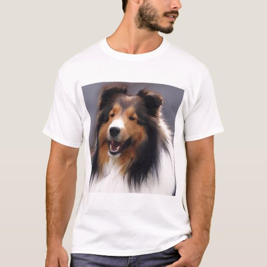 Shetland Sheepdog Sheltie Geschenke T-Shirt (Vorderseite)