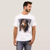 Shetland Sheepdog Sheltie Geschenke T-Shirt (Vorne ganz)