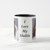 Shetland Sheepdog Sheltie Geschenke Tasse (Zentrum)