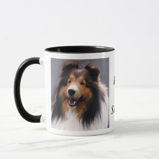 Shetland Sheepdog Sheltie Geschenke Tasse (Links)