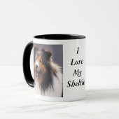 Shetland Sheepdog Sheltie Geschenke Tasse (Vorderseite Links)