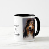Shetland Sheepdog Sheltie Geschenke Tasse (VorderseiteRechts)