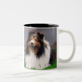 Shetland Sheepdog Sheltie Geschenke Zweifarbige Tasse