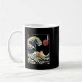Shetland Sheepdog Sheltie Japanese Kanagawa Wave F Kaffeetasse (Links)