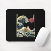 Shetland Sheepdog Sheltie Japanese Kanagawa Wave F Mousepad (Mit Mouse)