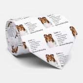 Shetland Sheepdog Sheltie Kunst Geschenke Krawatte (Gerollt)