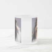 Shetland Sheepdog Sheltie Kunst Geschenke Mattglastasse (Mittel)