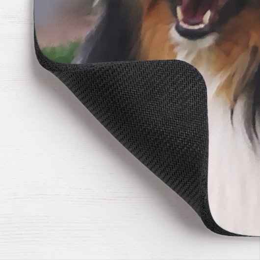 Shetland Sheepdog Sheltie Kunst Geschenke Mousepad (Ecke)