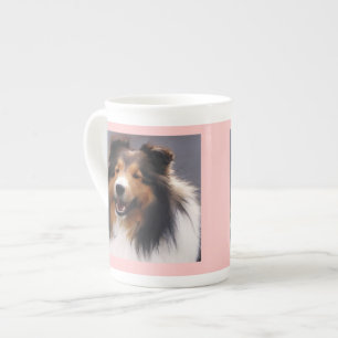 Shetland Sheepdog Sheltie Kunst Geschenke Porzellantasse