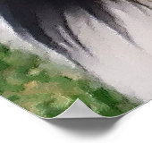 Shetland Sheepdog Sheltie Kunst Geschenke Poster (Ecke)