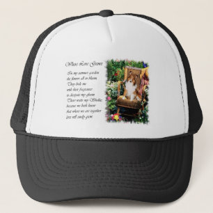 Shetland Sheepdog Sheltie Kunst Geschenke Truckerkappe