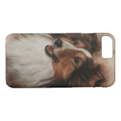 Shetland Sheepdog Sheltie lächelnd Case-Mate iPhone Hülle (Rückseite (Horizontal))