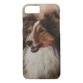 Shetland Sheepdog Sheltie lächelnd Case-Mate iPhone Hülle (Rückseite)