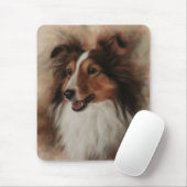 Shetland Sheepdog Sheltie lächelnd Mousepad (Mit Mouse)