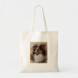 Shetland Sheepdog Sheltie lächelnd Tragetasche