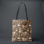 Shetland Sheepdog Sheltie Mini Collie Niedliche Ta Tasche<br><div class="desc">Niedliche Regale laufen und spielen mit einer coolen Sheltie,  die eine Sonnenbrille trägt! Das ist ein lustiges und niedliches Design,  das auch Knochen- und Hundepfoten im sich wiederholenden Muster enthält.</div>