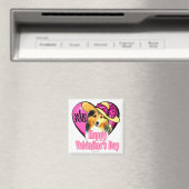 Shetland Sheepdog Sheltie Valentines Magnet (In Situ (Geschirrspüler))