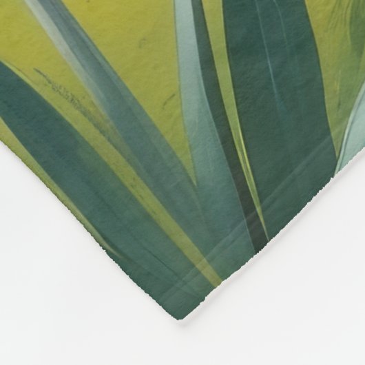 Shetland Sheepdog Spring Flowers Malerei Fleecedecke (Ecke)