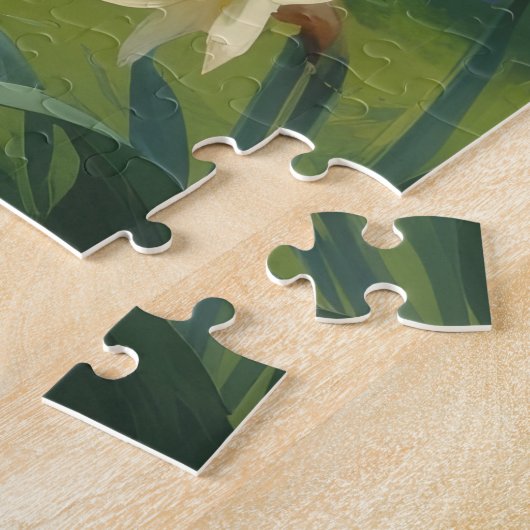 Shetland Sheepdog Spring Flowers Malerei Puzzle (Seite)