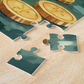 Shetland Sheepdog St Patrick’s Day Lucky Dog Puzzle (Seite)