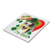 Shetland Sheepdog St Patricks Fliese (Seite)