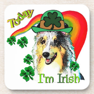 Shetland Sheepdog St Patricks Untersetzer