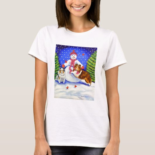 Shetland Sheepdog T Shirt (Vorderseite)