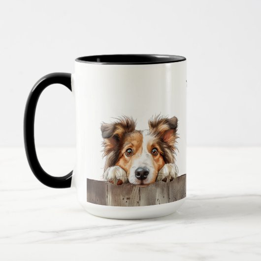 Shetland Sheepdog Tasse (Links)