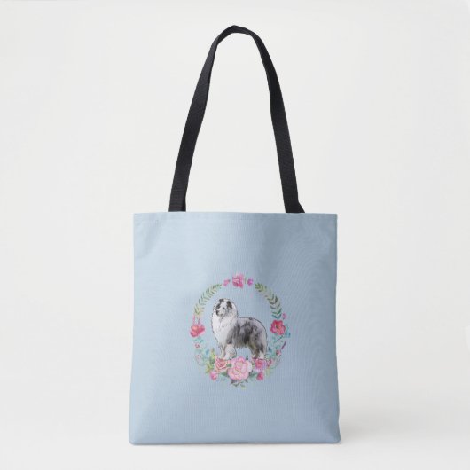 Shetland Sheepdog Tote Bag Tasche (Vorderseite)