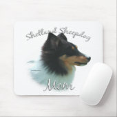 Shetland Sheepdog (tri) Mama 2 Mousepad (Mit Mouse)