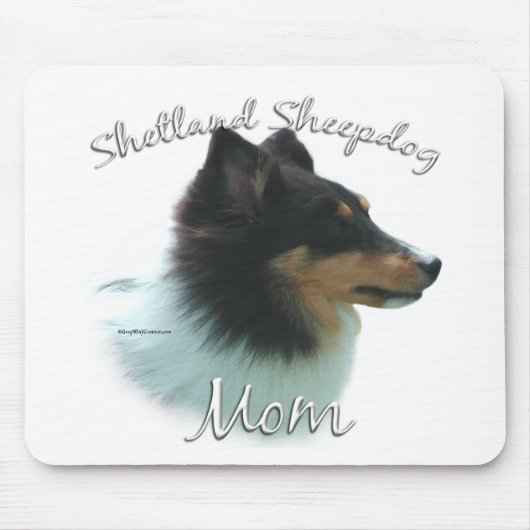 Shetland Sheepdog (tri) Mama 2 Mousepad (Vorne)