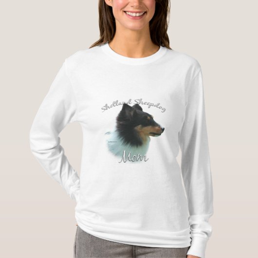 Shetland Sheepdog (tri) Mama 2 T-Shirt (Vorderseite)