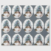 Shetland Sheepdog Trio Geschenkpapier (Flach)