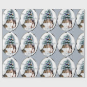 Shetland Sheepdog Trio Geschenkpapier (Flach)